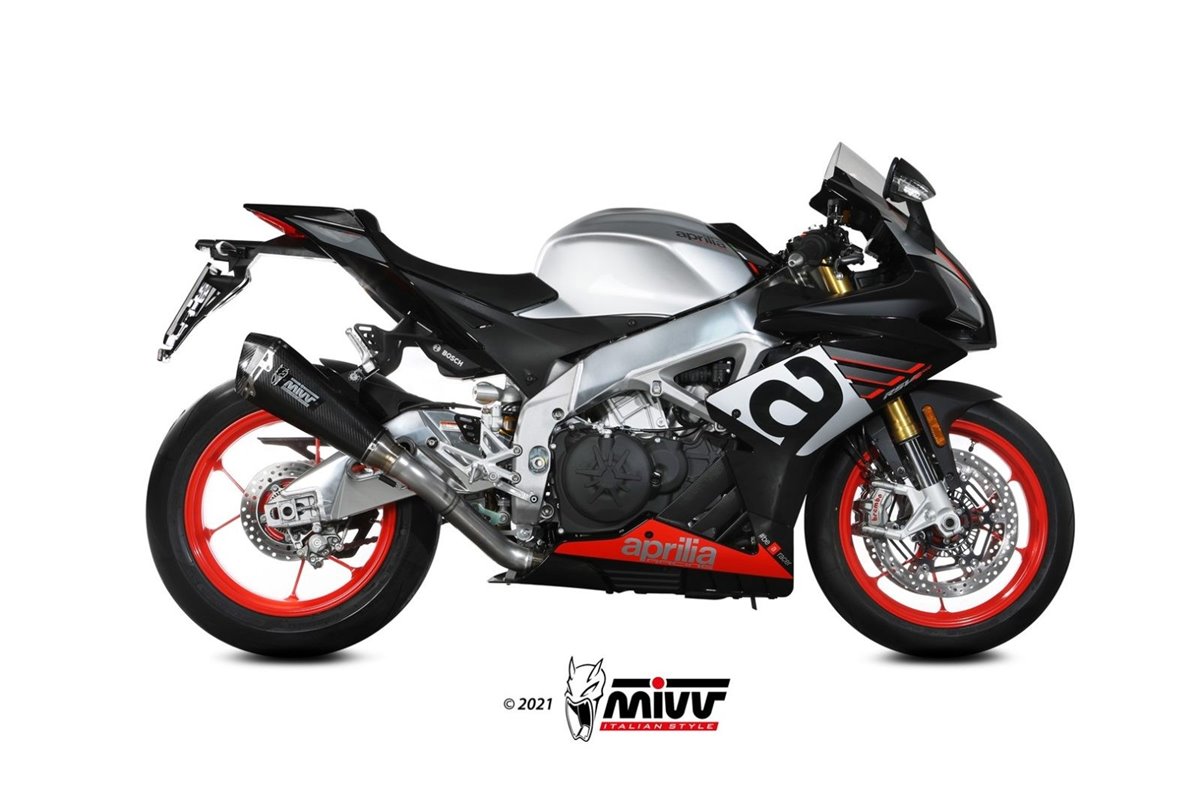 Schalldämpfer Escape Mivv Delta Race Carbon Aprilia Rsv4 2017 - 2020