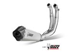 Full System 4 In 2 In 1 Exhaust Mivv Delta Race Stainless Steel Aprilia Tuono 660 2021 - 2022