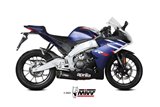 Sistema Di Scarico Terminale A.018.LDRB Mivv DELTA RACE INOX NERO Aprilia rs 125 2021-2024