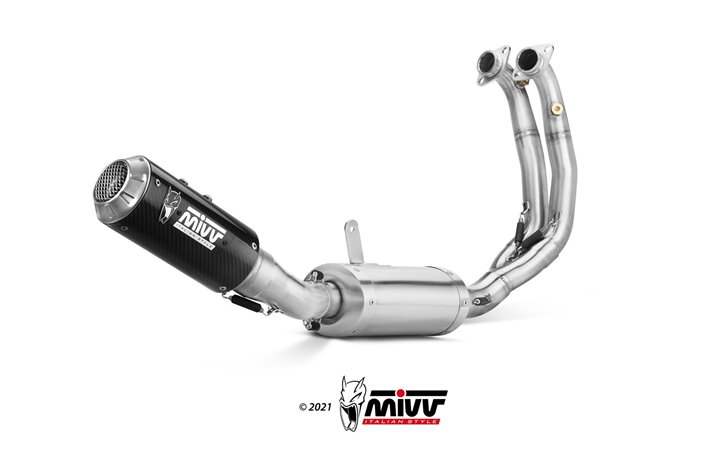 Sistema Di Scarico Completo A.013.SM3C Mivv MK3 CARBONIO Aprilia Tuono 660 2021-2024