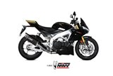 Sistema di Scarico Terminale A.015.LR1TB Mivv SR-1 TITANIO NERO Aprilia Tuono V4 1100 2021-24