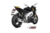 Sistema di Scarico Terminale A.015.LR1TB Mivv SR-1 TITANIO NERO Aprilia Tuono V4 1100 2021-24