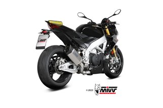 Sistema di Scarico Terminale A.019.SR1T Mivv SR-1 TITANIO Aprilia Tuono V4 1100 2021-2024