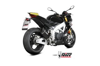 Sistema di Scarico Terminale A.019.SR1TB Mivv SR-1 TITANIO Nero Aprilia Tuono V4 1100 2021-2024