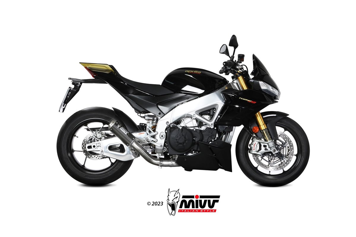 Sistema di Scarico Terminale A.019.SM3C Mivv MK3 CARBONIO Aprilia Tuono V4 1100 2021-2024