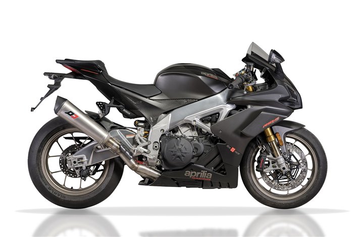 Halbvollständiger Auspuffschalldämpfer Titan Tr-Cone Zugelassen Aprilia RSV4 1000-1100 2018-2020 QD EXHAUST