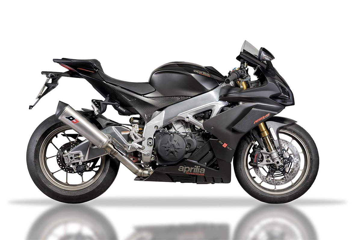 Pot d'échappement Slip-on Titane Tr-Cone Approuvé Aprilia QD EXHAUST RSV4 1000-1100 2018-2020