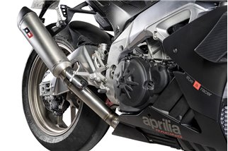 Pot d'échappement Slip-on Titane Tr-Cone Approuvé Aprilia QD EXHAUST RSV4 1000-1100 2018-2020