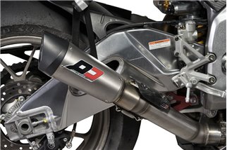 GUNSHOT RACING QD EXHAUST Pot d'échappement Slip-on en titane Aprilia RSV4 1000-1100 2018-2020