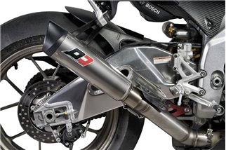 Scarico Terminale Slip-on Slip-on Titanio Tri-Cone RACING QD EXHAUST Aprilia RSV4 1000-1100 2018-2020