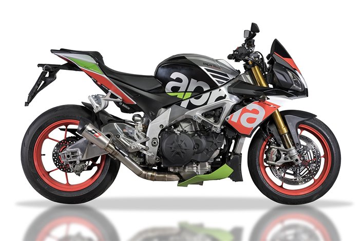 GUNSHOT RACING QD EXHAUST Pot d'échappement Slip-on en titane Aprilia TUONO V4