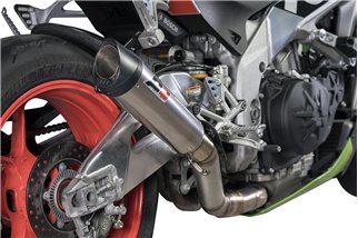 Auspuff Slip-on Titan Tri-Cone RACING Aprilia TUONO V4 QD AUSPUFF