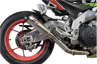 Scarico Terminale Slip-on Titanio Tri-Cone RACING Aprilia TUONO V4 QD EXHAUST