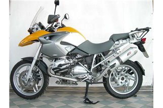 2 in 1 collectors De-catalyst Modular System BMW R1200 GS 2004 2009 QDEXHAUST