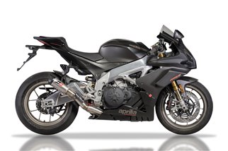 Halbkomplette Titan-Gunshot-RACING-Auspuffanlage Aprilia RSV4 1000-1100 2018-2020 QD-AUSPUFF