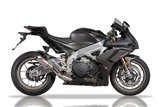 Halbkomplette Titan-Gunshot-RACING-Auspuffanlage Aprilia RSV4 1000-1100 2018-2020 QD-AUSPUFF