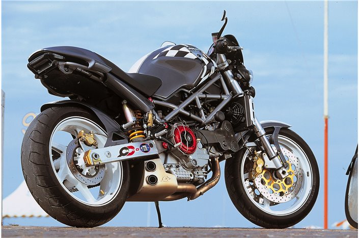 Impianto di Scarico Terminale Serie Ex-Box in Acciaio Inox Ducati Monster S4 QD EXHAUST