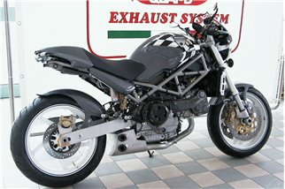 Ex-Box Series Stainless Steel Terminal Exhaust System Ducati Monster S4 QD EXHAUST