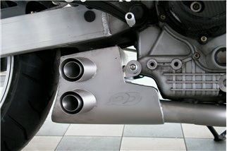 Ex-Box-Serie Edelstahl-Endauspuffanlage Ducati Monster S4 QD AUSPUFF