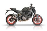 Paar Twin Gunshot Auspuffschalldämpfer Ducati Monster 937 QD EXHAUST