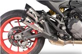 Pair of Twin Gunshot Exhaust Mufflers Ducati Monster 937 QD EXHAUST