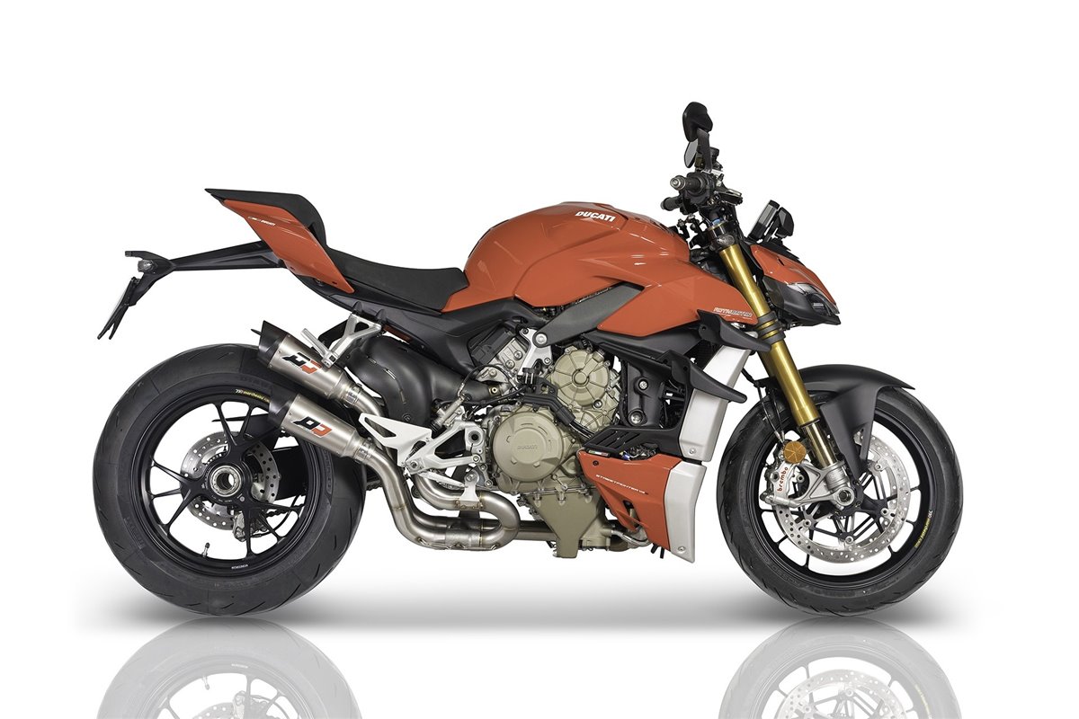 Impianto di Scarico Semi-completo Twin Gunshot 2020 Ducati Streetfighter V4 QD HAUST