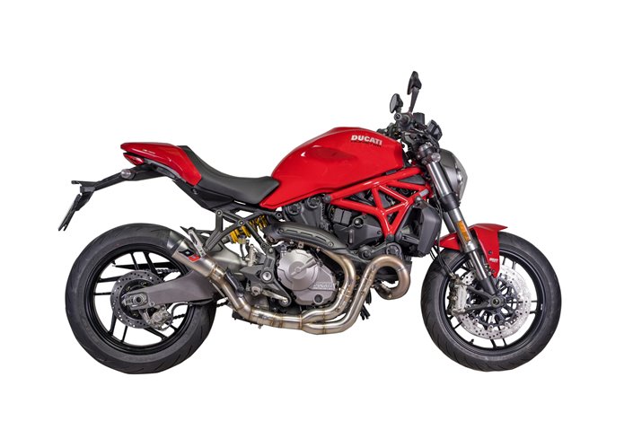 Impianto di Scarico Terminale Gunshot 60 RACING Ducati Monster 1200R QD EXHAUST