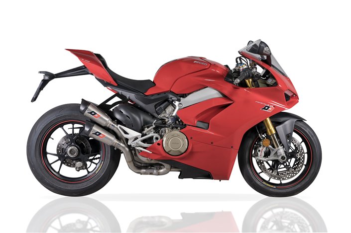 Semi-full system Twin Gunshot Ducati Panigale V4 QD EXHAUST Terminal Exhaust System