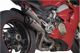 Halbvollsystem Twin Gunshot Ducati Panigale V4 QD EXHAUST Endauspuffanlage