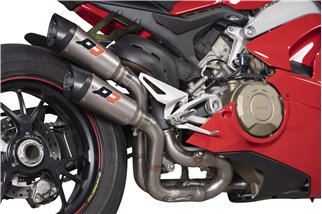 Halbvollsystem Twin Gunshot Ducati Panigale V4 QD EXHAUST Endauspuffanlage