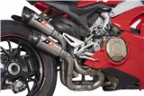 Halbvollsystem Twin Gunshot Ducati Panigale V4 QD EXHAUST Endauspuffanlage