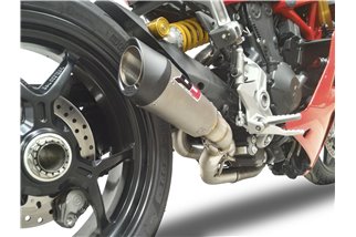 Impianto di Scarico Terminale 2 in 1 GUNSHOT 60 RACING Ducati SuperSport 939 QD EXHAUST