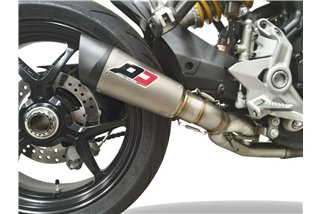 Impianto di Scarico Terminale 2 in 1 GUNSHOT 60 RACING Ducati SuperSport 939 QD EXHAUST