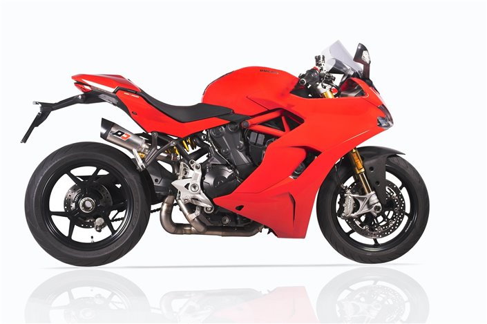 Auspuffanlage Komplettsystem 3/4 Twin Gunshot Titan Ducati Supersport 939 QD AUSPUFF