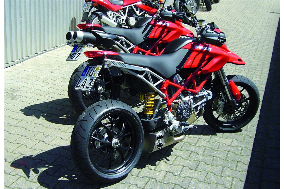 Impianto di Scarico Terminale Serie Ex-Box Ducati Hypermotard 796 QD EXHAUST