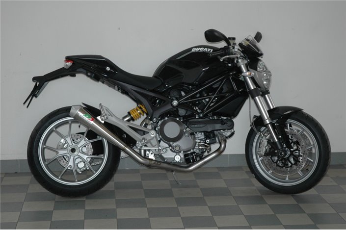 2-in-1-Komplettauspuffanlage mit Schalldämpfer der MaXcone-Serie, Ducati Monster 796 QD AUSPUFF