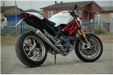 2 into 1 Complete Exhaust System with MaXcone Series Muffler Ducati Monster 796 QD EXHAUST