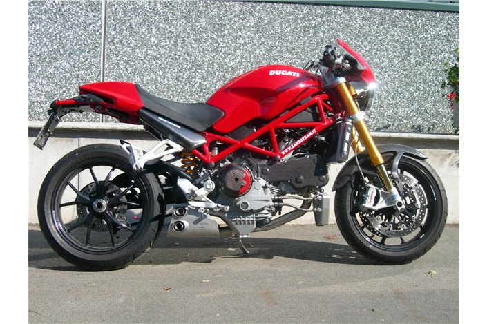 Ex-Box Series-Auspuffanlage aus Edelstahl für Ducati Monster S4RS 2007 QD-Auspuff