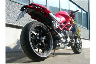 Ex-Box Series-Auspuffanlage aus Edelstahl für Ducati Monster S4RS 2007 QD-Auspuff