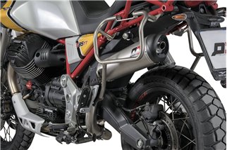 Impianto di Scarico Terminale Slip-On Titanio Tronco-Cono MOTO GUZZI V 85TT QD EXHAUST