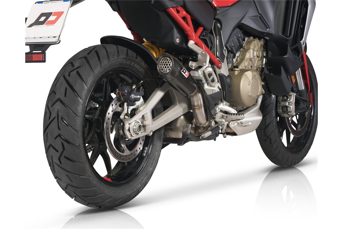 Gunshot Dark Matter MULTISTRADA V4s Terminal Exhaust System - Pikes Peak QD