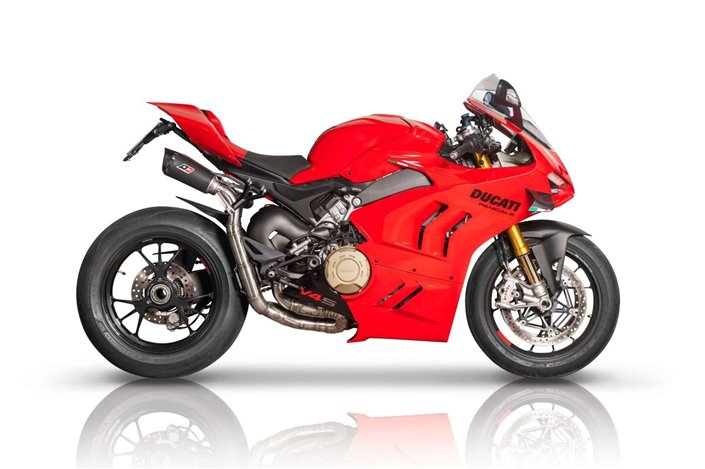 Impianto di Scarico Terminale Semi-Completo Ducati Panigale V4 Euro 5 2022 QD EXHAUST