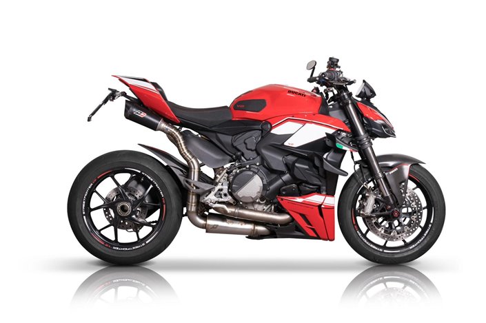 Impianto di Scarico Terminale Semi-Completo Ducati Streetfighter V2 QD EXHAUST