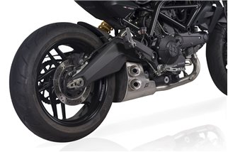 Impianto di Scarico Completo Sotto-Motore Ex-Box Evo2 Ducati Monster 797 QD EXHAUST