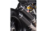 Halbvollständiger Auspuff mit Carbon-Schalldämpfer Ducati Monster 1200/1200s 2013-2016 Euro3 QD