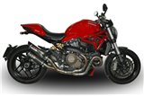 Scarico semi Completo con Terminale in Carbonio Ducati Monster 1200/1200s 2013-2016 Euro3 QD