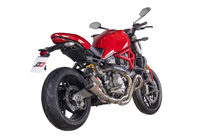 Impianto di Scarico Twin Gunshot Ducati Monster 1200/1200S 2013-2016 Euro3 QD