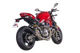 Impianto di Scarico Twin Gunshot Ducati Monster 1200/1200S 2013-2016 Euro3 QD