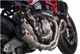 Impianto di Scarico Twin Gunshot Ducati Monster 1200/1200S 2013-2016 Euro3 QD