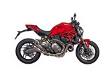 Impianto di Scarico Twin Gunshot Ducati Monster 1200/1200S 2013-2016 Euro3 QD